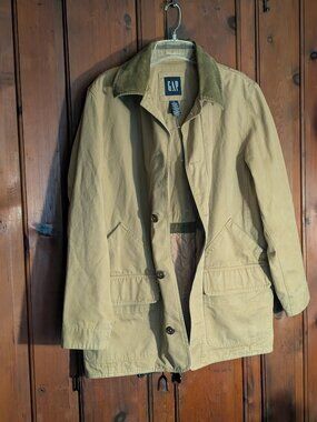 GAP - Barn Jacket -Corduroy Collar -Quilt Lined -Canvas -Men’s M